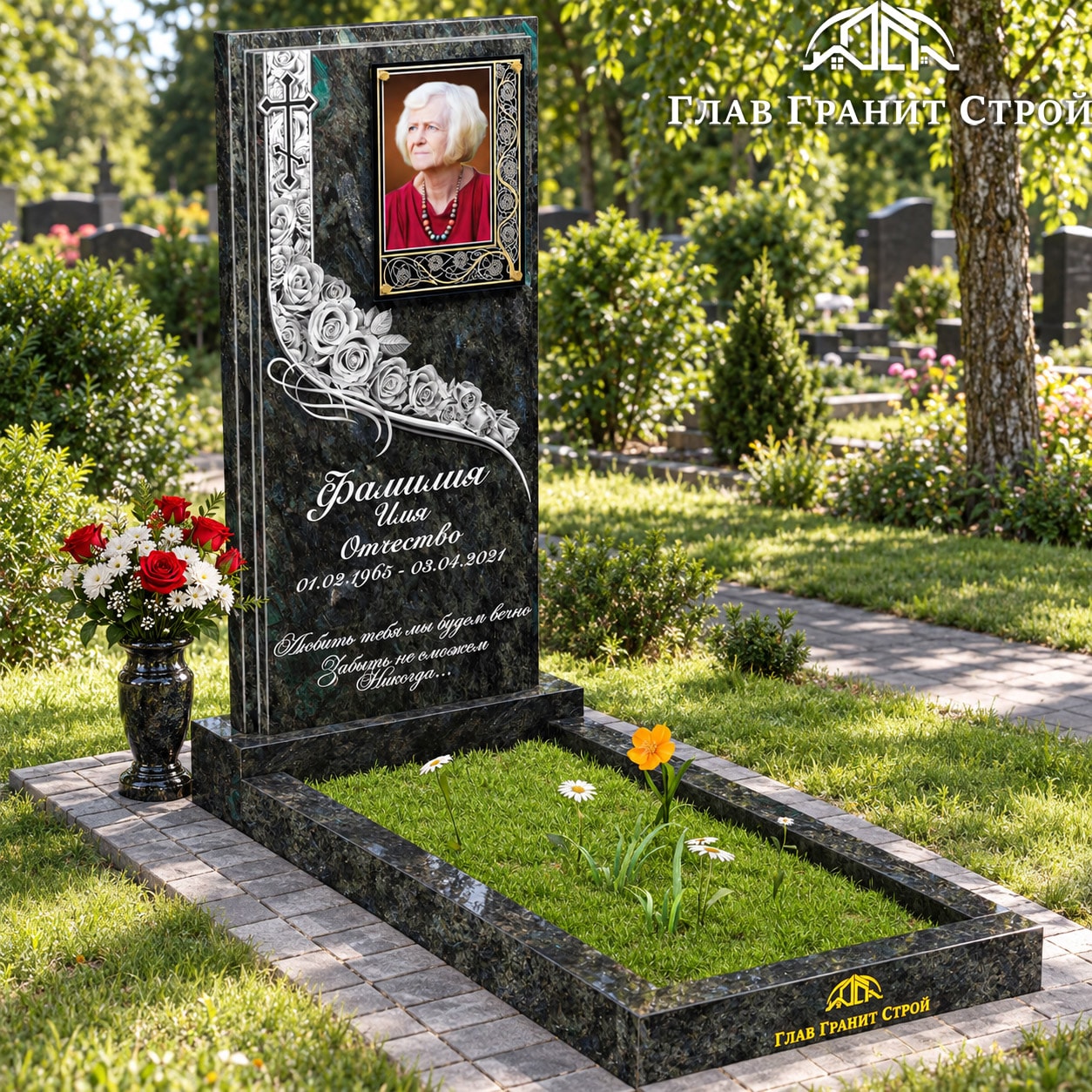 В01-03 Гр0101 с цветником