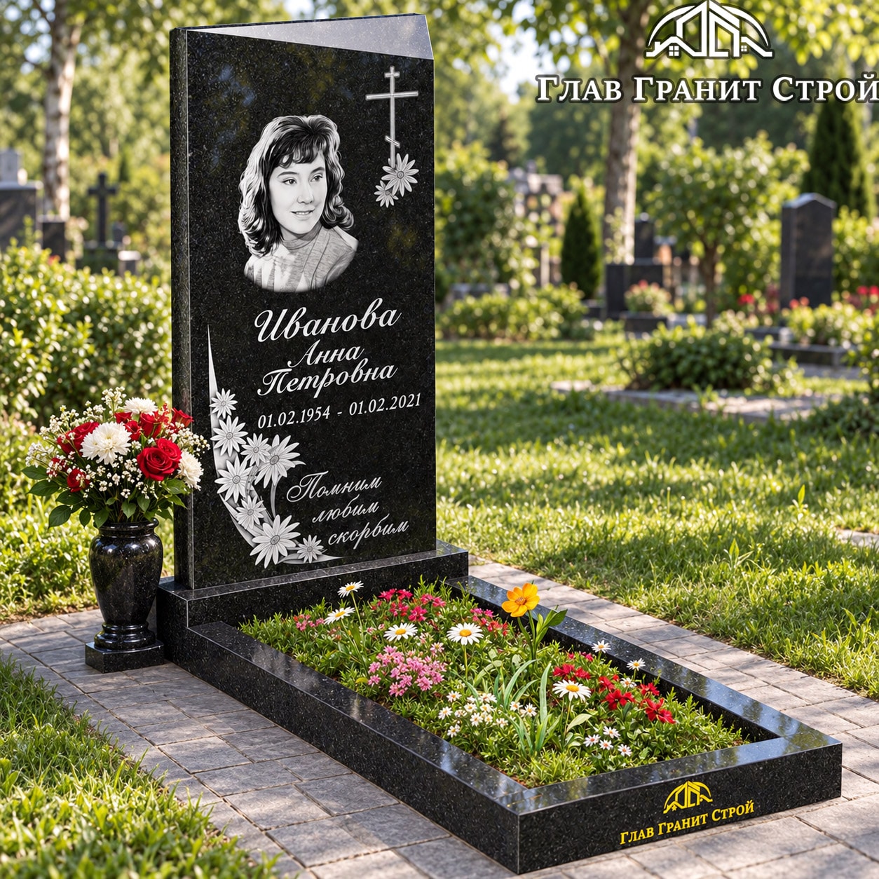 В01-05 Гр0213 с цветником