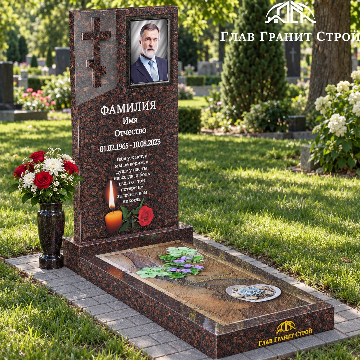 В06-03 с цветником