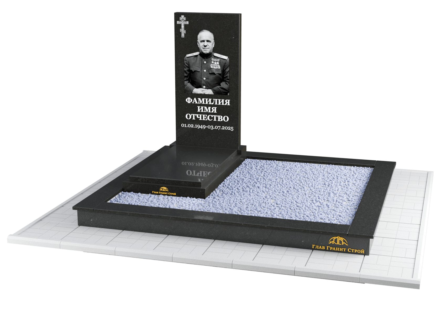 3D макет памятника, проект 13