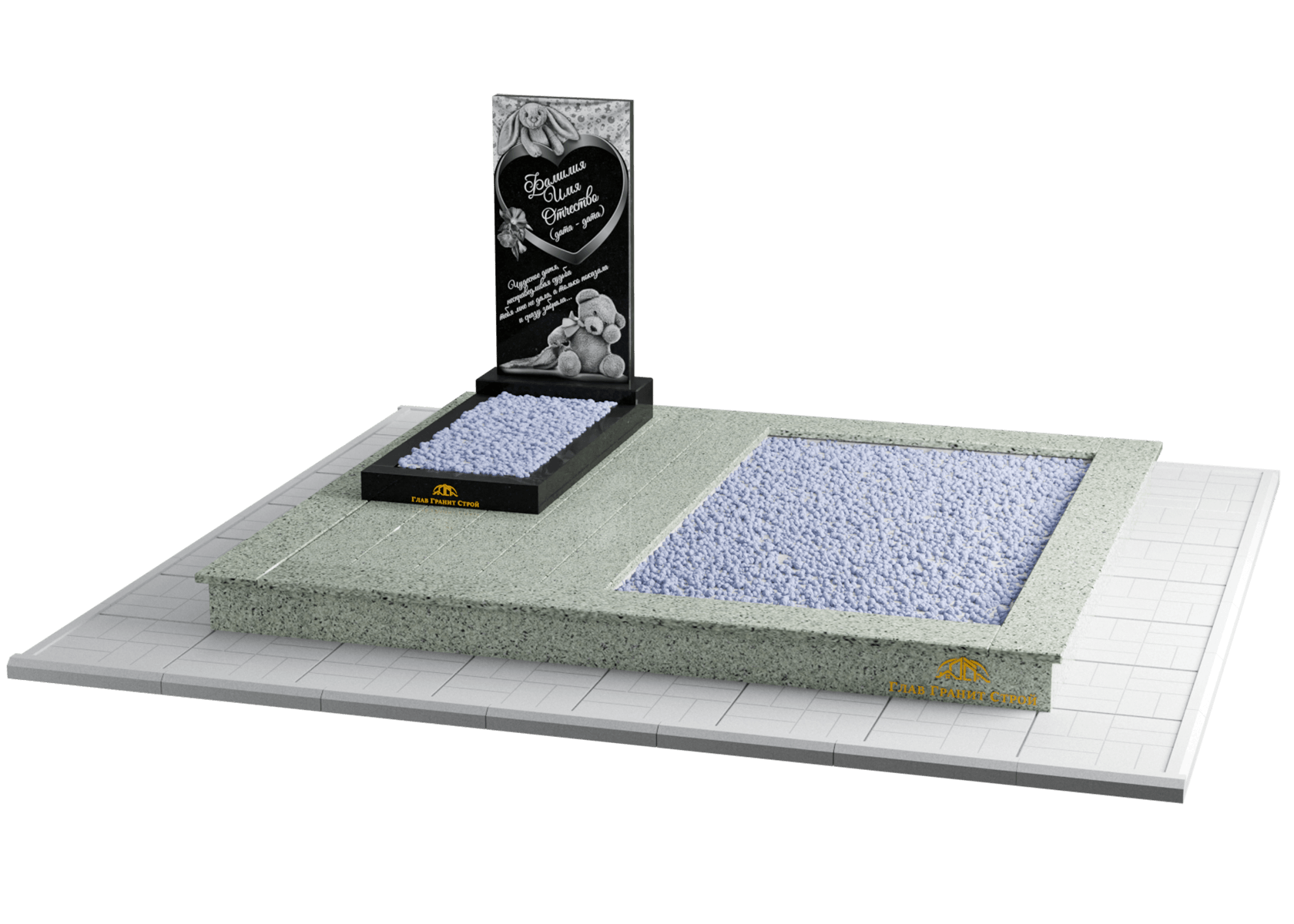 3D макет памятника, проект 12