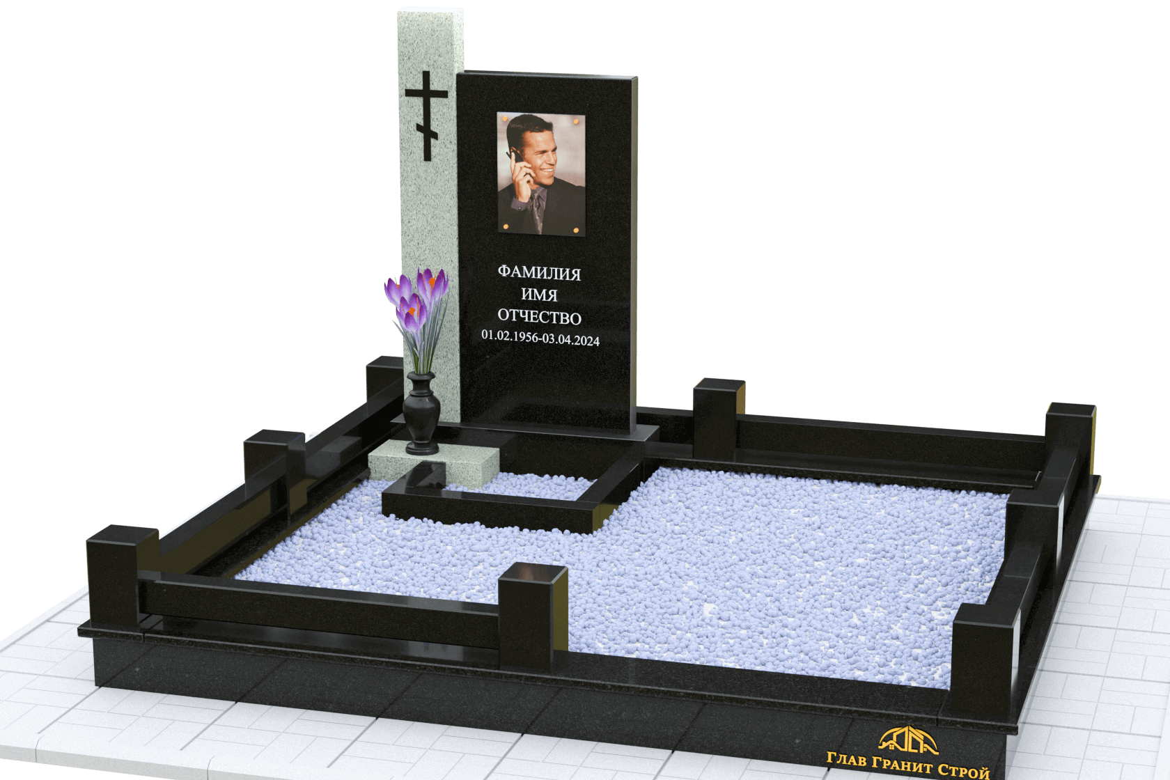 3D макет памятника, проект 09